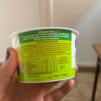Sek Quark Yoğurt Ananas Görselli Tadı Muzlu