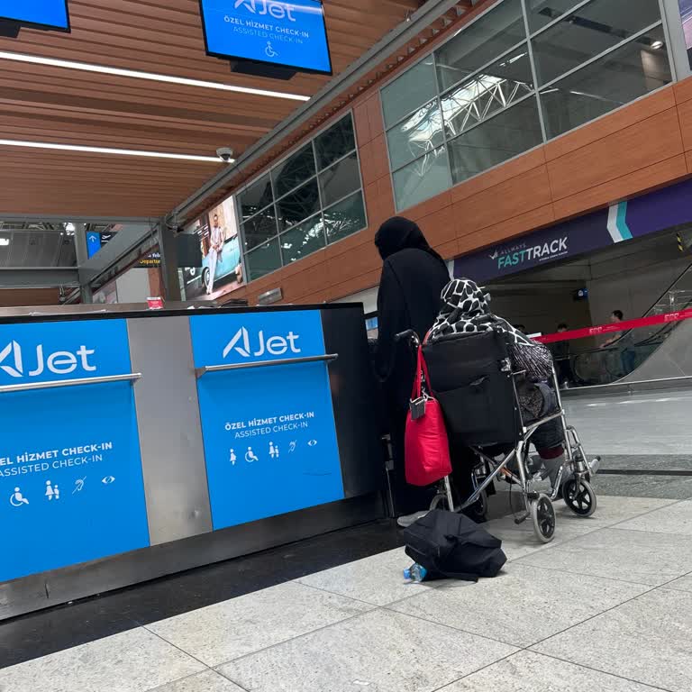 Ajet Engelli Sandalye Vermiyor. Bizleri Mağdur Ediyor.