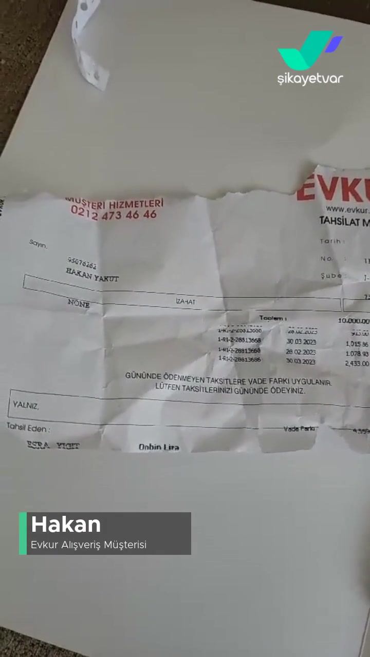 Evkur Alışveriş Haksız Kazanç Sağlıyor! videonun kapak resmi