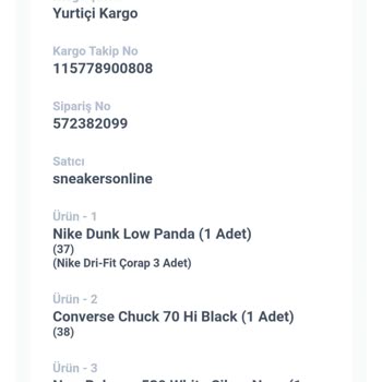 Shopier'den Aldığım Ayakkabının Eksik Teslimatı Ve İletişim Sorunu