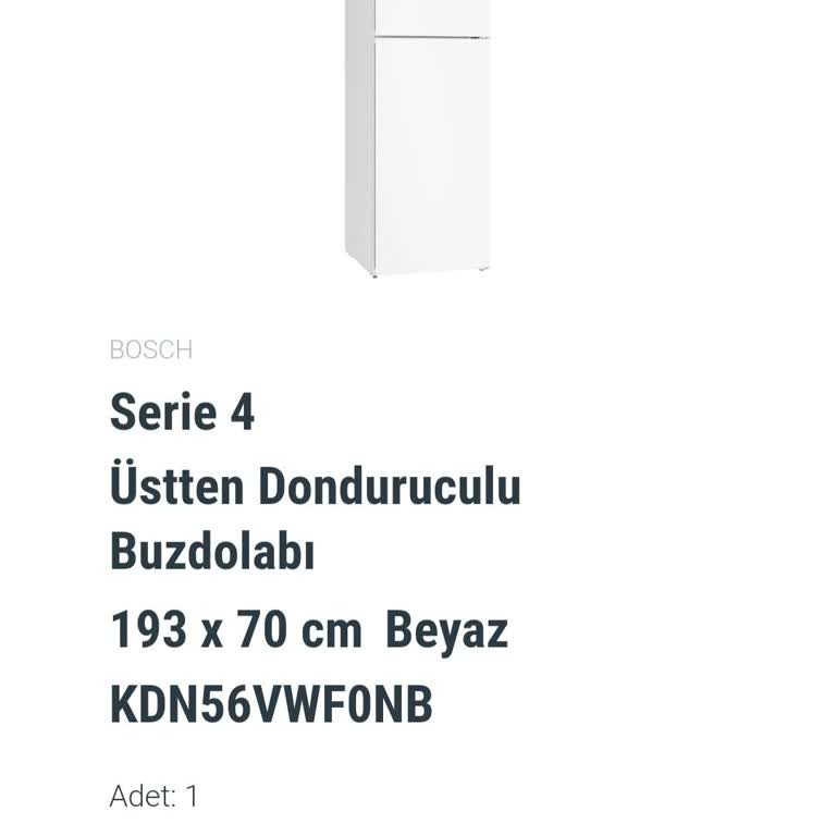 Bosch Marka Dolabım Soğutmuyor, Servis Tamir Edemiyor