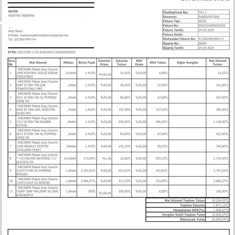 Renault Garanti Kapsamında Yapılacak Olan İşlemden Ücret Alındı