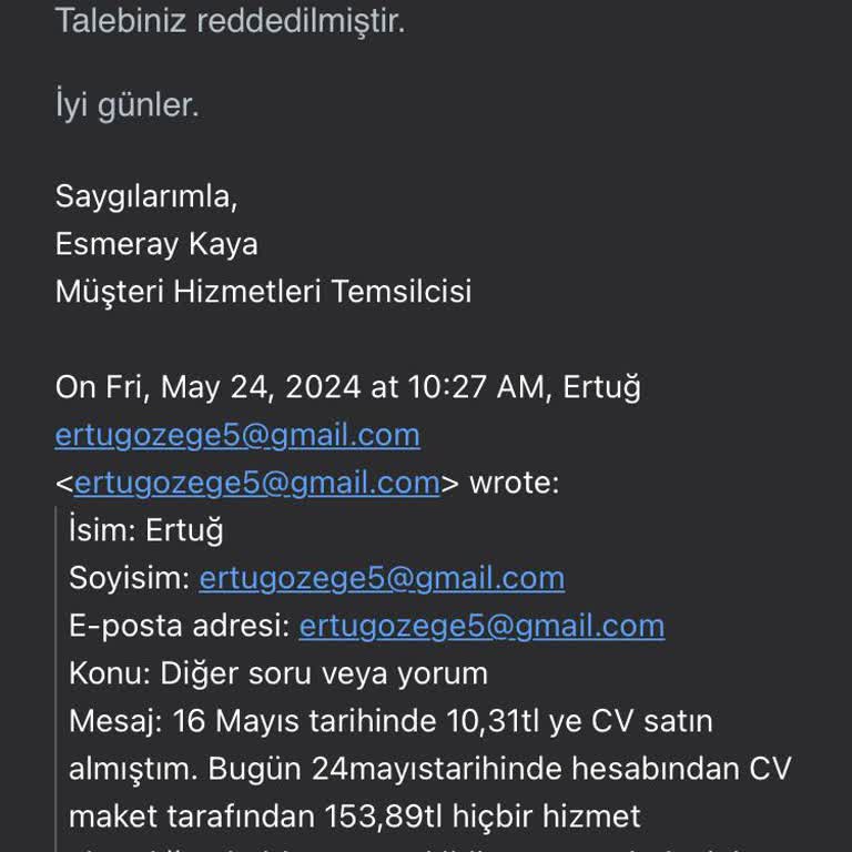 Cvmaker.com.tr CV Maket Otomatik Ücretli Üyelik Tanımlaması