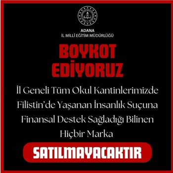 Milli Eğitim Bakanlığı (MEB) Yasak Olduğu Halde Okul Kantininde Bulunan Boykotlu Ürünlerin Satışı