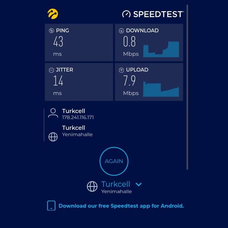 Turkcell İn İnternet Hızı Sıkıntısı