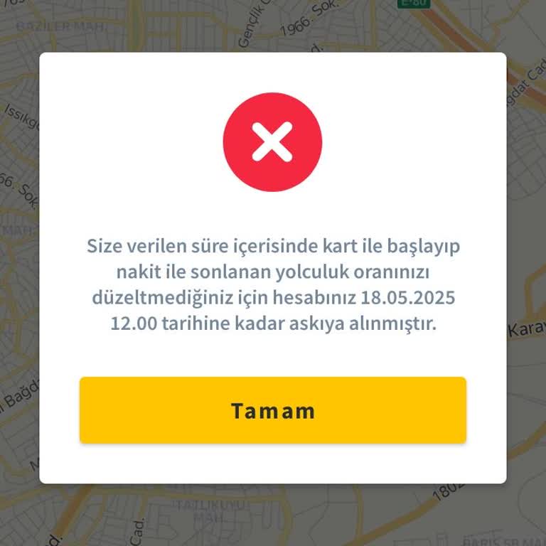 BiTaksi Yönetimine Sesleniyorum Acil Cevap