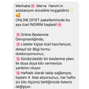 Diyetisyen Merve Buyuran Diyetisyen Hizmet Şikayeti