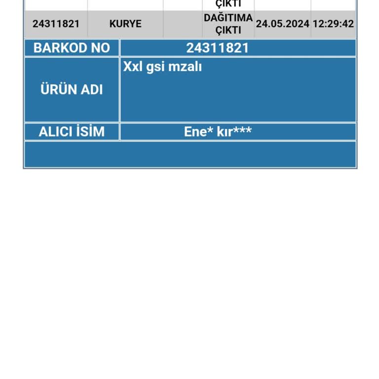 Yol Kargo Kargo Mu Alamadım