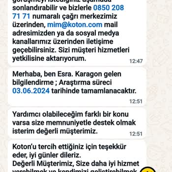 ''Koton Ve Kargom Sende '' Firmaları HKK
