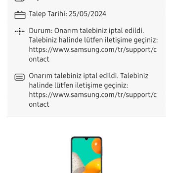 Samsung Cep Telefon Yetkili Servis Mağduriyeti