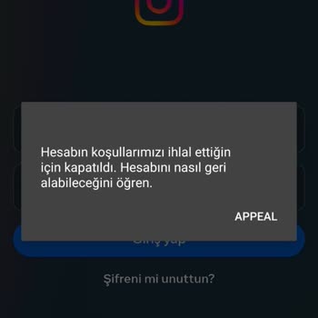 Instagram Hesabım Daha Ben Giriş Yapamadan Silindi