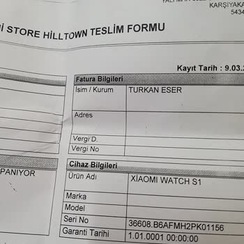 Genpa Arızalı Saat Ücreti İade Edilmedi