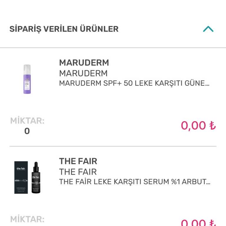 Watsons Siparişin Durduk Yere İptali