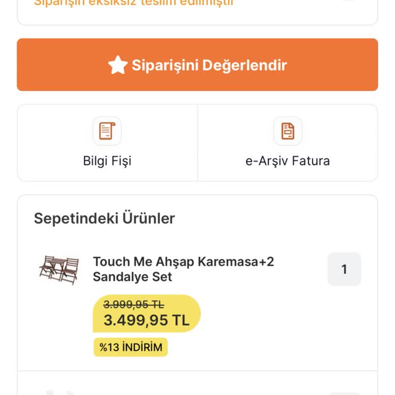 Migros Sanal Market Eksik Ürün Gönderildi