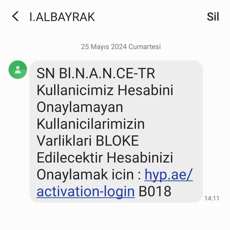 I. Albayrak Diye Birinden Gelen Telefon Mesajı!?