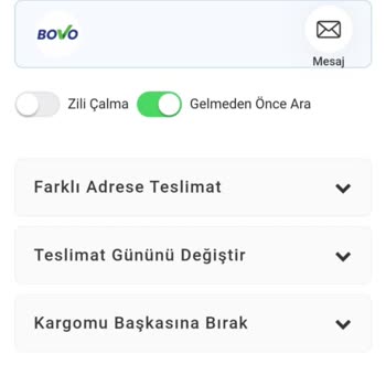 Bovo Kargomu Getirmeden İade Etti