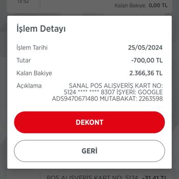 Ziraat Bankası İzinsiz Kredi Kartı İşlemi Hakkında Şikayet