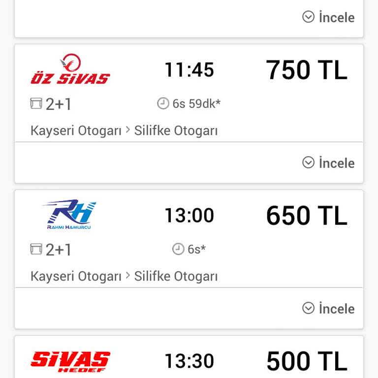 Öz Sivas Bir Gecede Bilet Fiyatını İki Katına Çıkardı