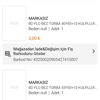 Polaris FLO Kayseri Form Mağazası Ayıplı Ürün