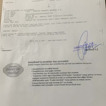 Denizbank Yanıltıcı İşlem Sonrası Mağduriyet