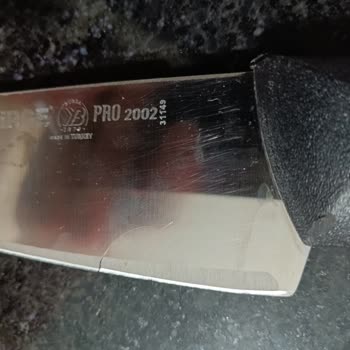 Pirge Bıçak Çelik Çatlaması