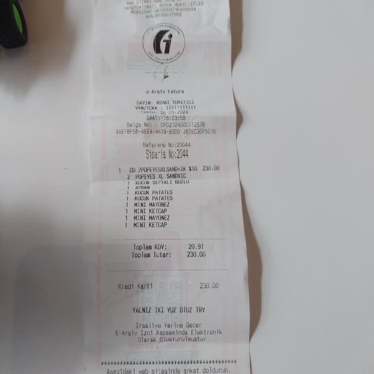 Popeyes 1 Saatte Siparişi Hazırlayamadı