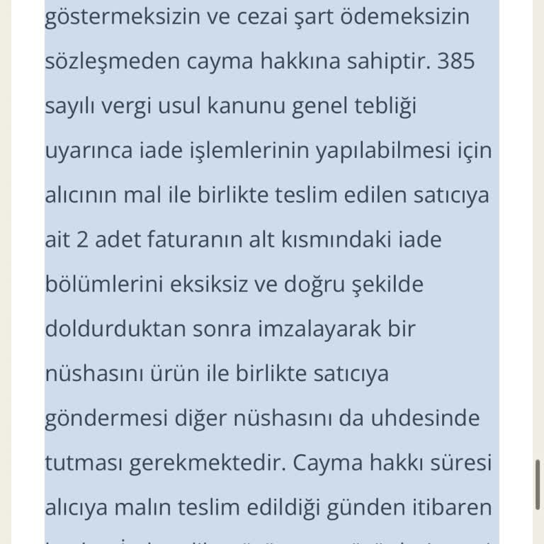 By Özlem Yılmaz Design İade Ve Fatura Sorunu Hakkında Şikayet