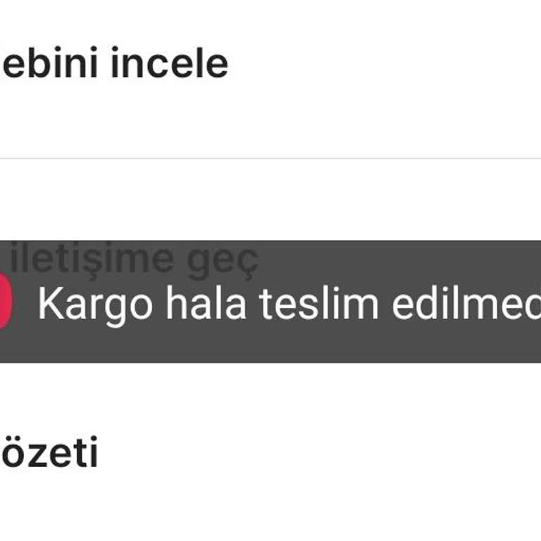 Gardrops İade Teslim Sorunu
