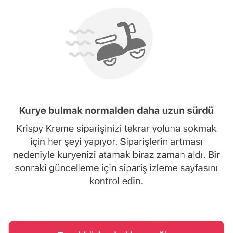 Yemeksepeti Krispy Kreme Den Donut Aldık Ve 2 Saat Geçmesine Rağmen Hala Gelmedi