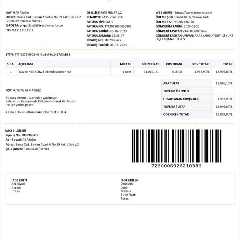 Navee N65 Scooter Erdemev Teknoloji Burada