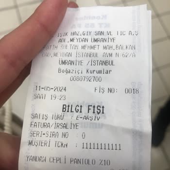Adil Işık Group Hatalı Ürün Ve 1 Günlük Gecikme Nedeniyle Mağduriyet