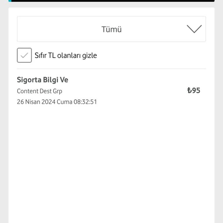 Vodafone Content DSG Grup İzinsiz Üyelik Ücreti