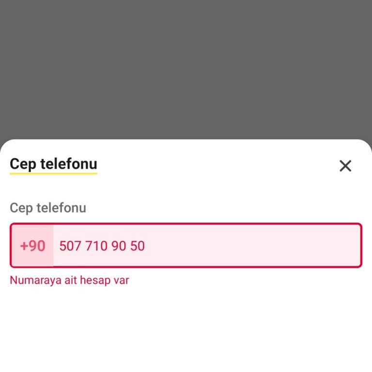 Arabam.com Numaranız Başka Bir Hesapta Kullanılıyor Hatası