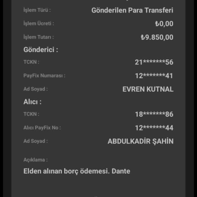 PayFix Hesabımdan Haberim Olmadan Tüm Param Çekildi