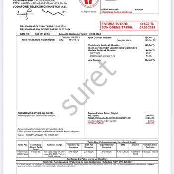 Eğlencecepte-2 Vodafone Bilgim Dışında Abonelik Yapmış.