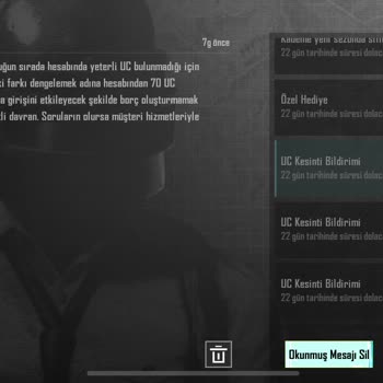 PUBG (Pubgmobile.com) Satın Aldığım Uc Kesiliyor Çözüm Bulunsun
