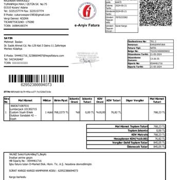 Çukurova Spor Mağazaları (Kozan) Paramı Alıp Ürünümü Göndermediler