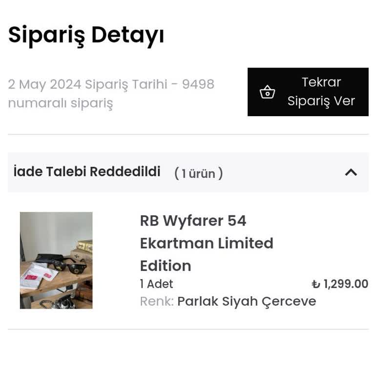 LinLove Butik Değişim Yapılacak Kargomun Gönderilmemesi Ve Bilgi Verilmemesi
