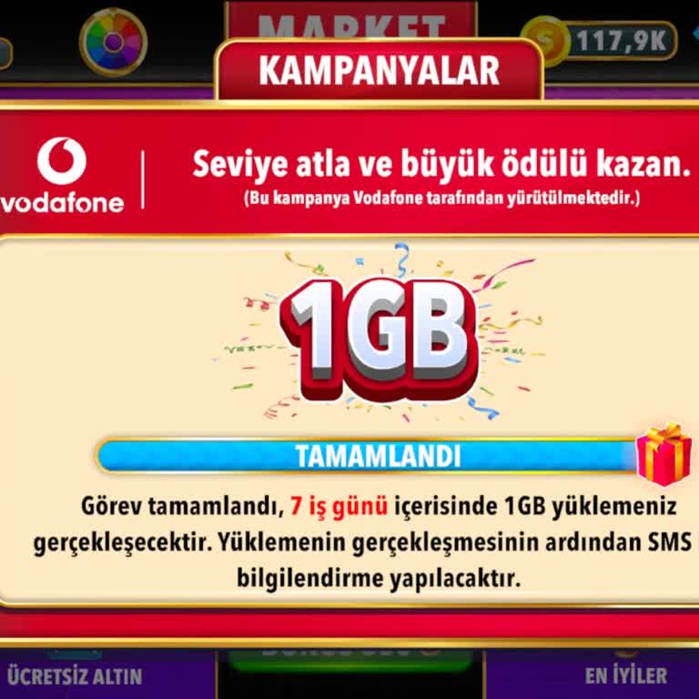 Vodafone Kazandığım Hediyem Hala Gelmedi