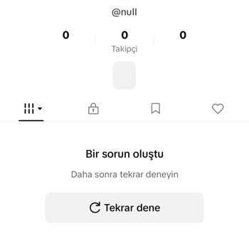TikTok İnternet Bağlantı Hatası
