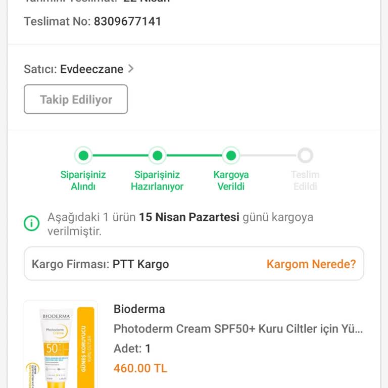 PTT Kargomu Getirmedi