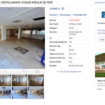 Sahibinden.com İlan Takipsizliği. Bir Dükkanı 3 Kişi İlana Vermiş...