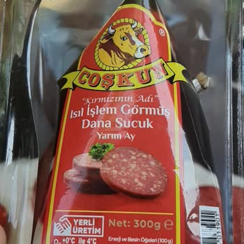 Coşkun Et Ambalajında Bozulmuş Sucuk