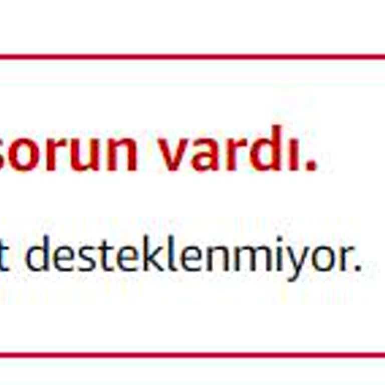 Amazon.com.tr "Troy" Ödeme Yöntemini Tanımıyor