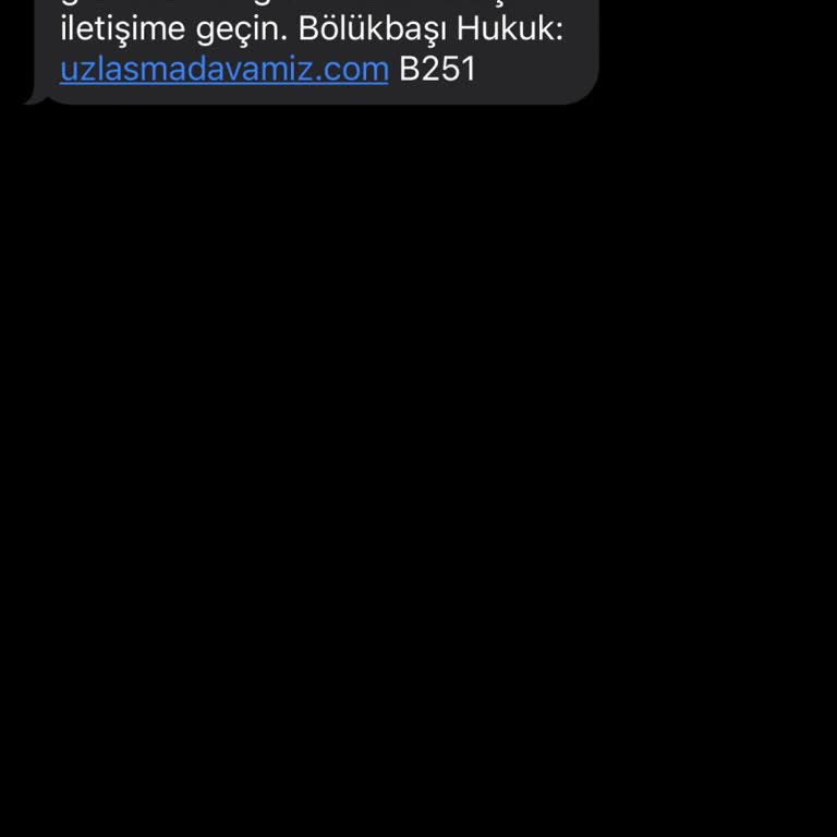 Güven Hukuk (Sms) İstenmeyen Mesaj Şüpheli Mesaj