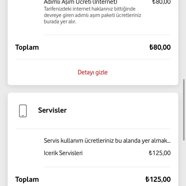 Vodafone Kendi Kendine İçerik Ücreti Diye Para Kesiyor