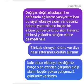 Fatma Kılıç Butik Zorla Elbise Aldırılıp Kargo Ücretini De Bana Ödettiler.