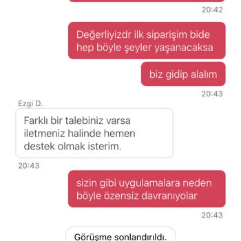 Yemek Sepeti Eksik Ürün