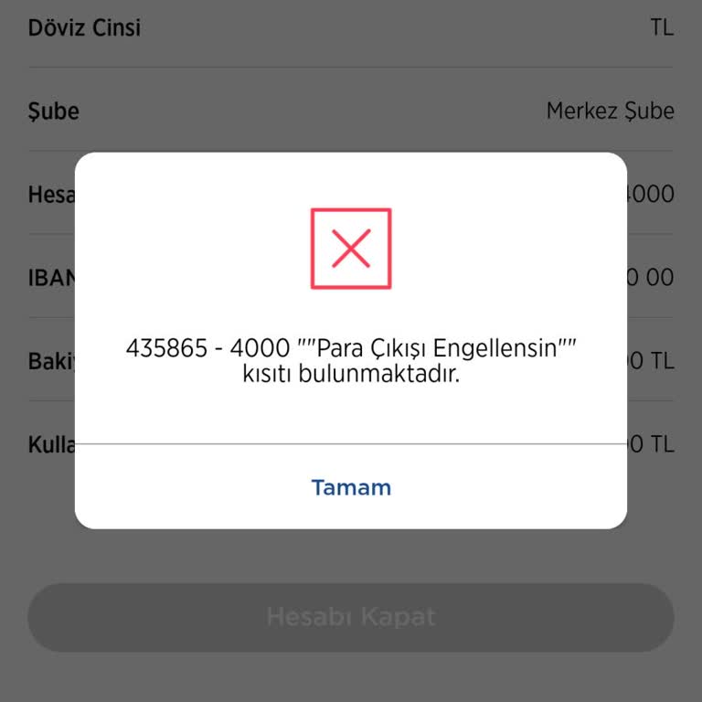 Vakıf Katılım Bankası Hesap Kapatmak İstiyorum