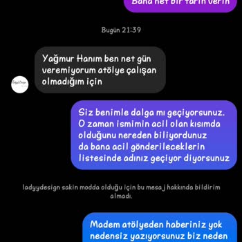 Ladyy Design (Instagram) 20 Gün Dediler 5 Ay Oldu Ortada Ürün Yok. Bu Sayfaya Kapatılsın.